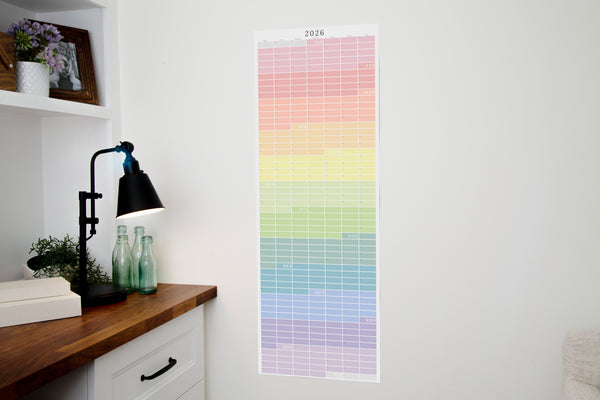 2030 Continuous Wall Calendar — Motley