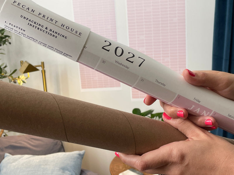 How Our 2027 Wall Calendar Works, and Why We Print the Whole Year at Once