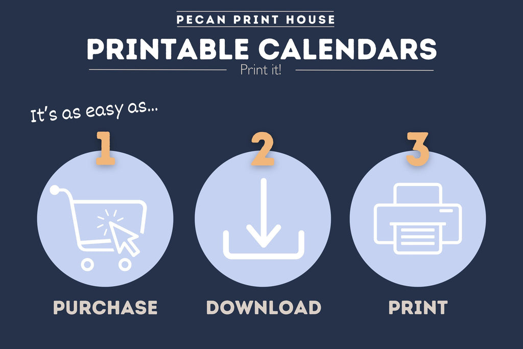 2026-2030 Printable Calendars - 5 years!