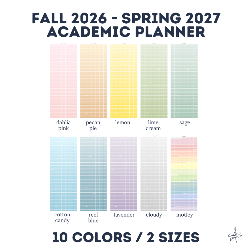College Acceptance Gift – Academic Continuous Wall Calendar | July–June Yearly Planner for Incoming College Students
