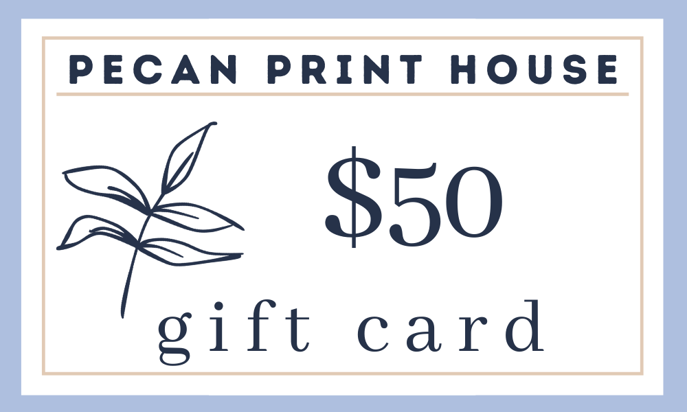 Pecan Print House Gift Card