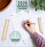 2026 Modern Printable Calendar