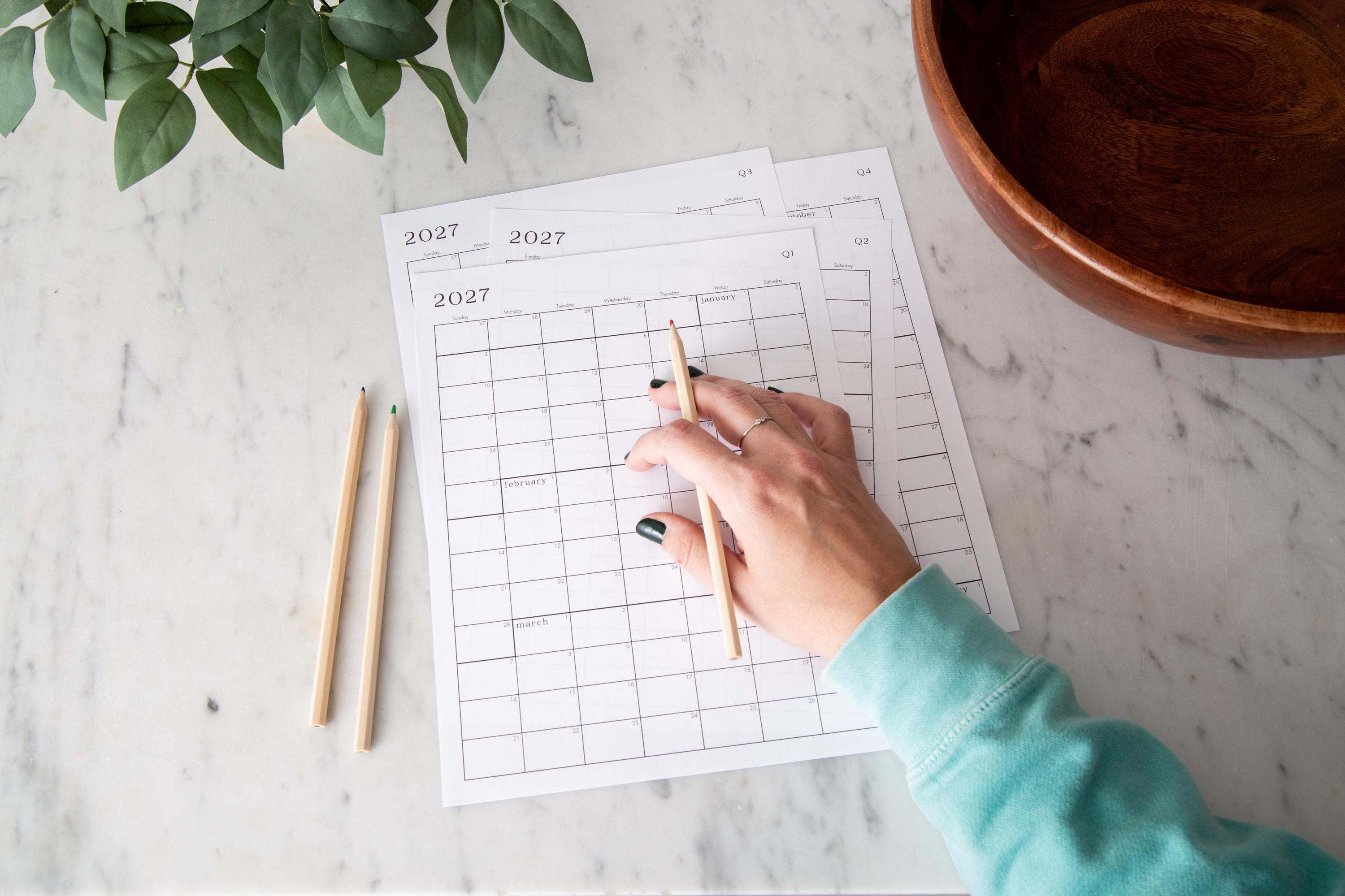 2026-2030 Printable Calendars - 5 years!