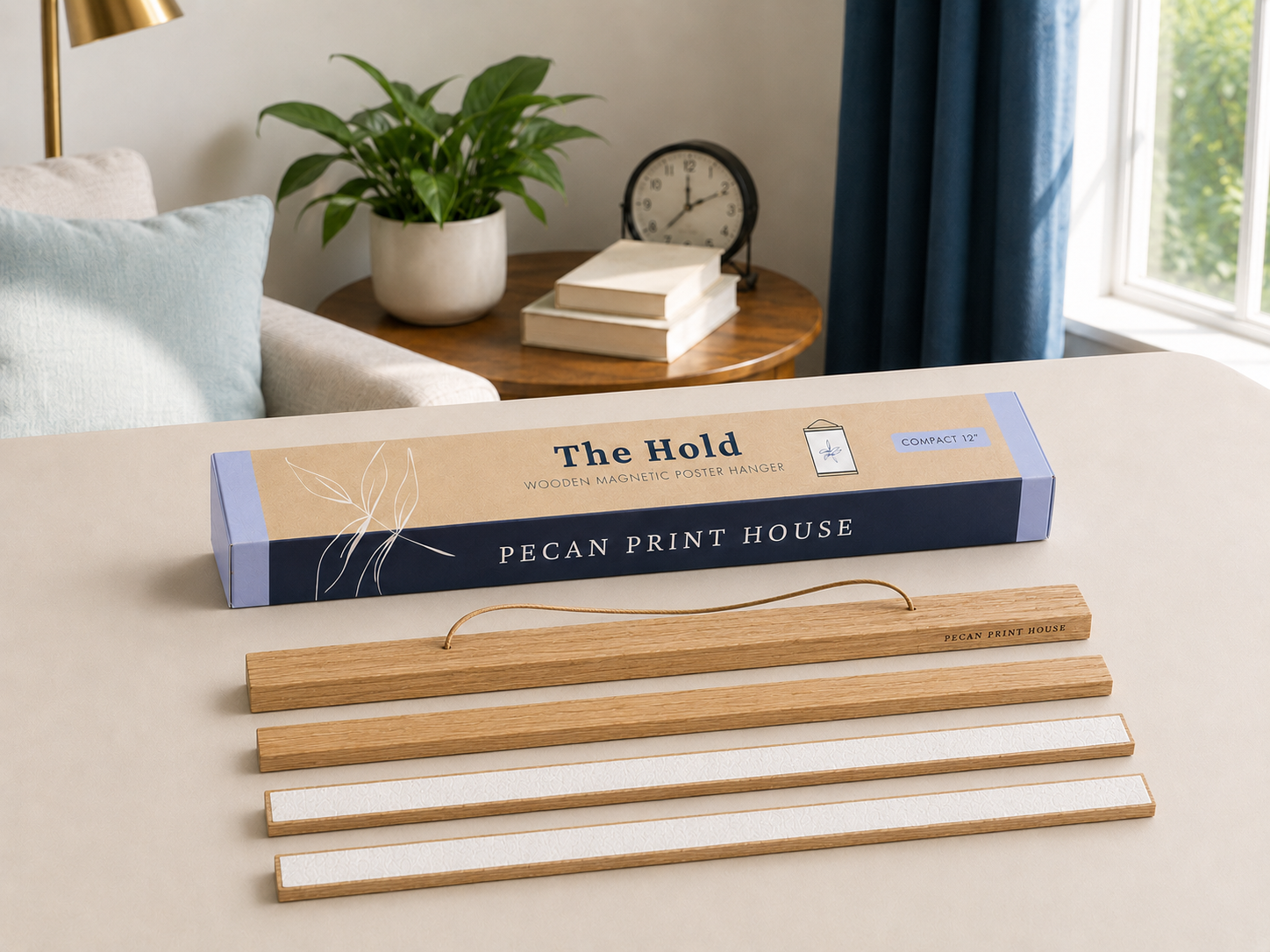 The Hold — Magnetic Wood Poster Hanger
