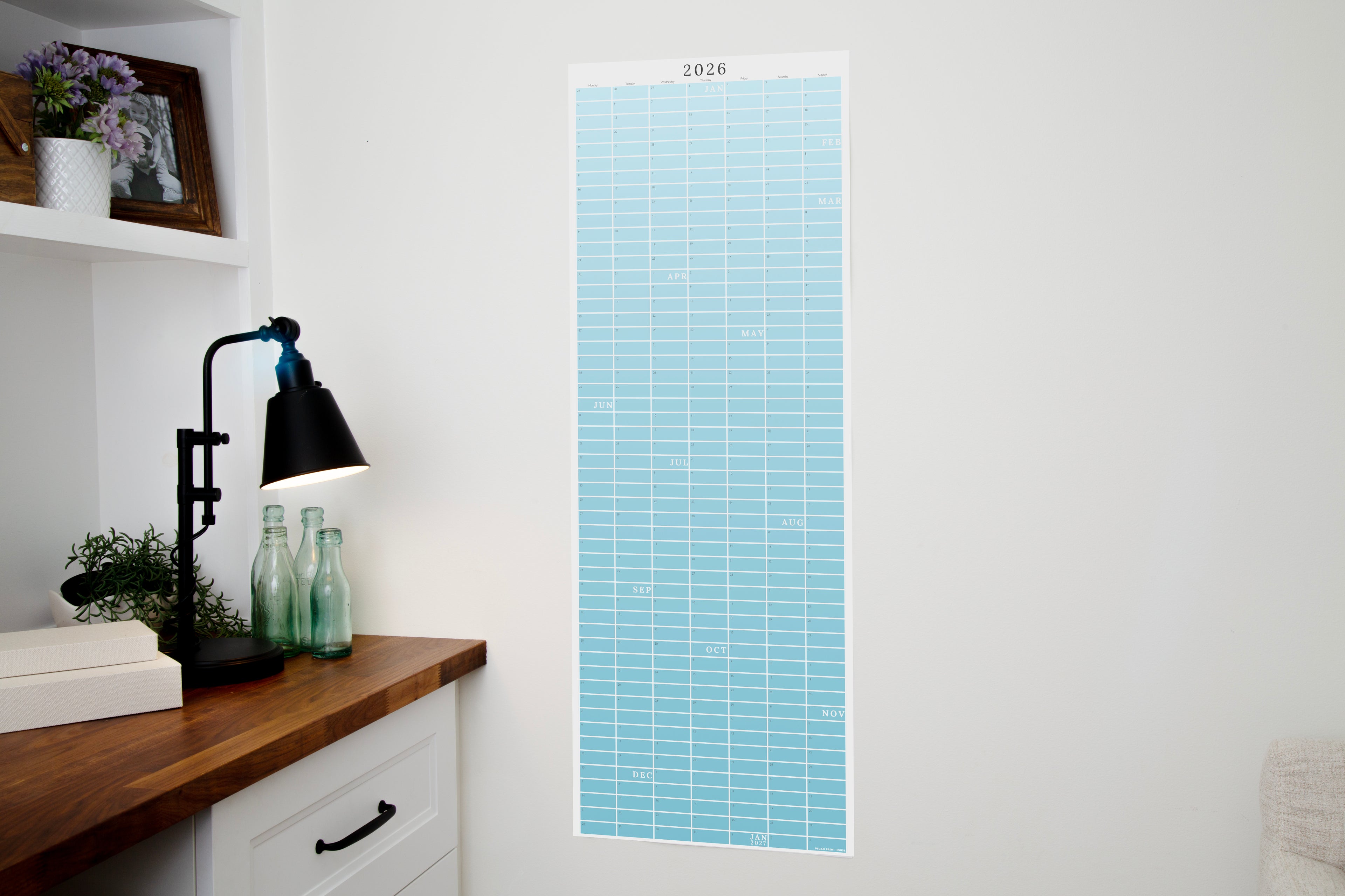 Classic Continuous Wall Calendar 16" × 45"