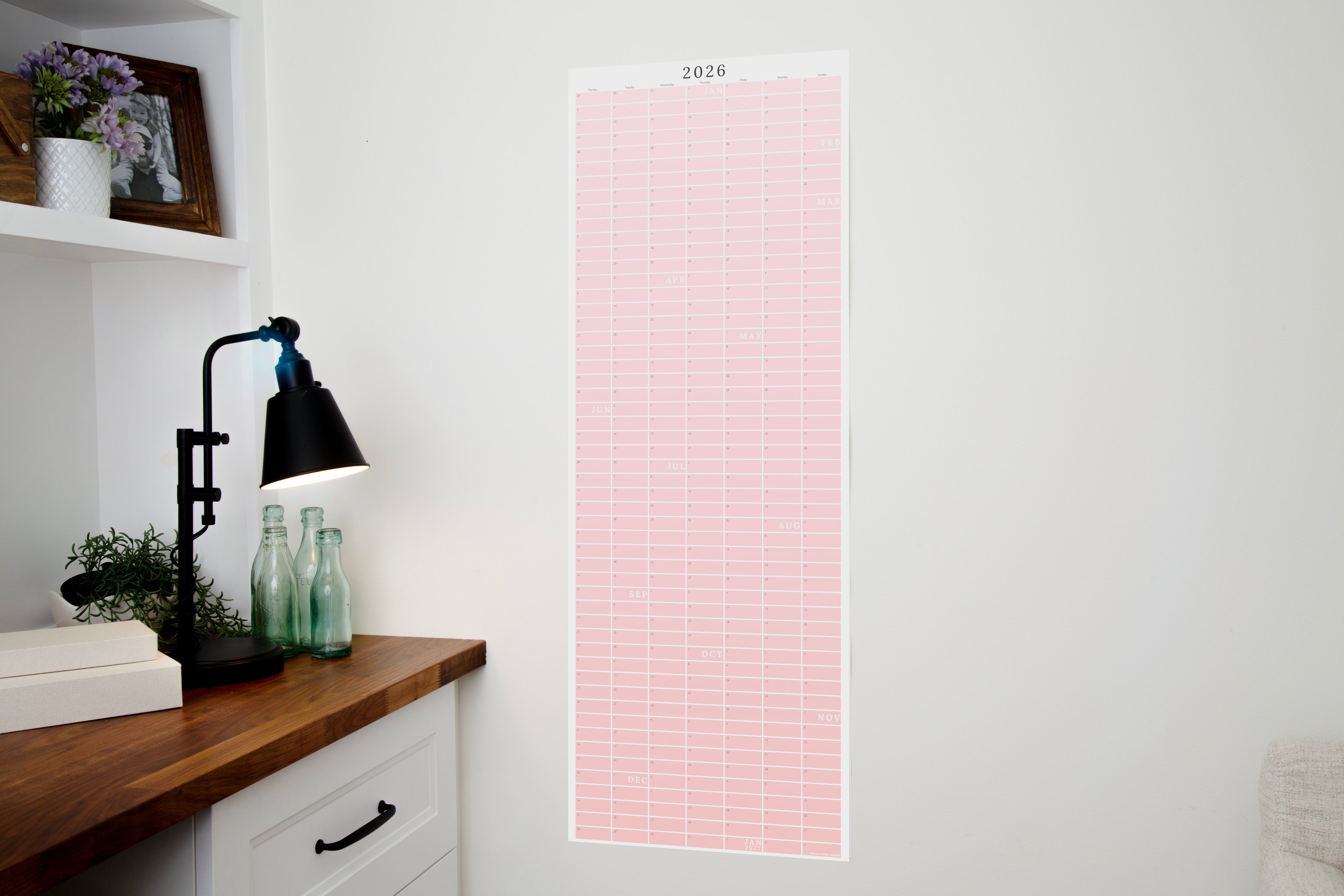 Classic Continuous Wall Calendar 16" × 45"