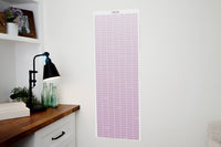 2030 Continuous Wall Calendar — Lavender