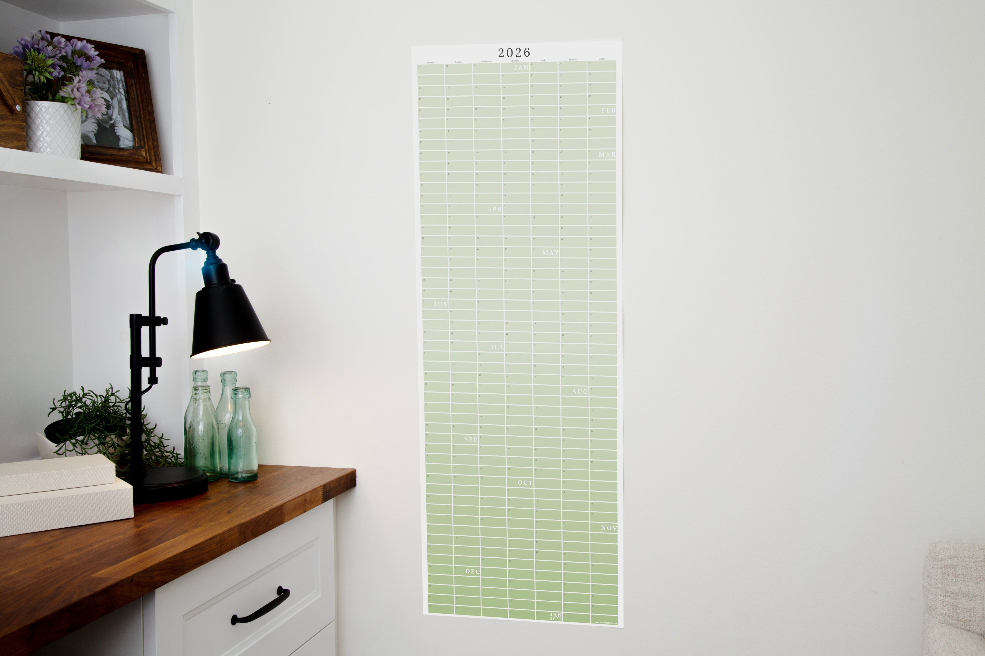 Classic Continuous Wall Calendar 16" × 45"