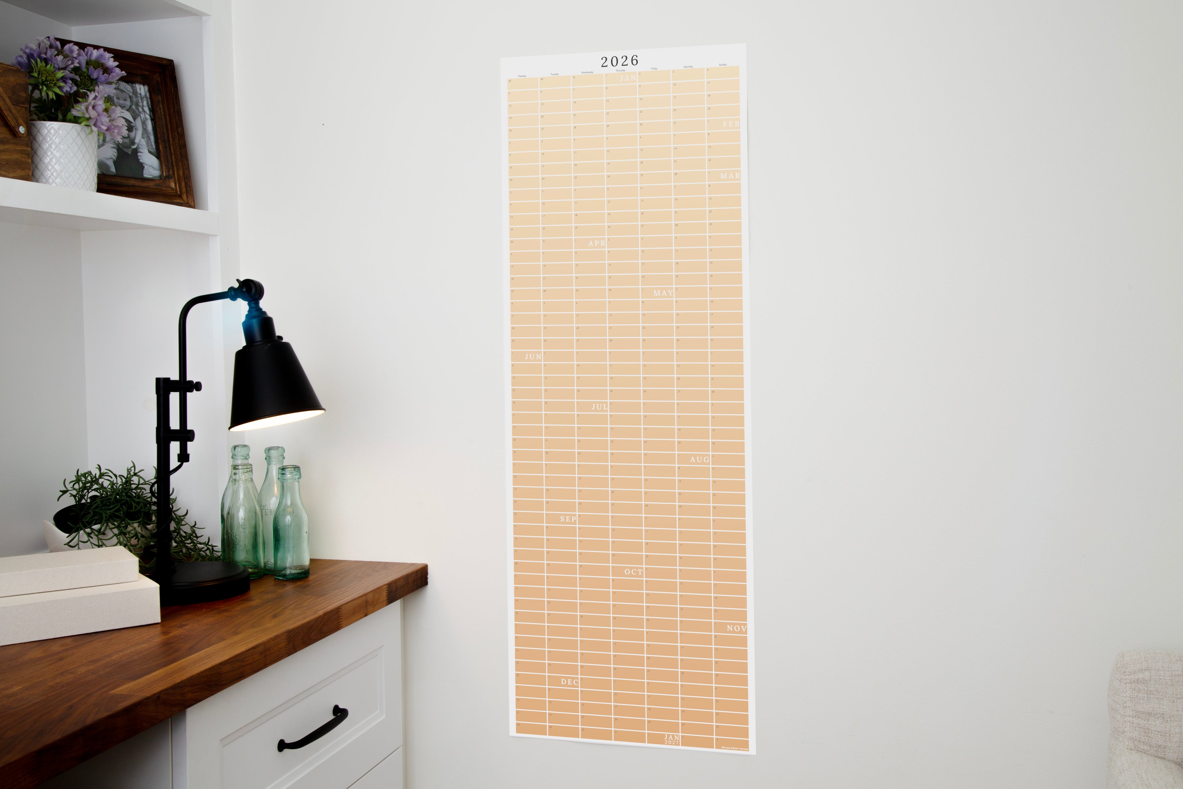 Classic Continuous Wall Calendar 16" × 45"