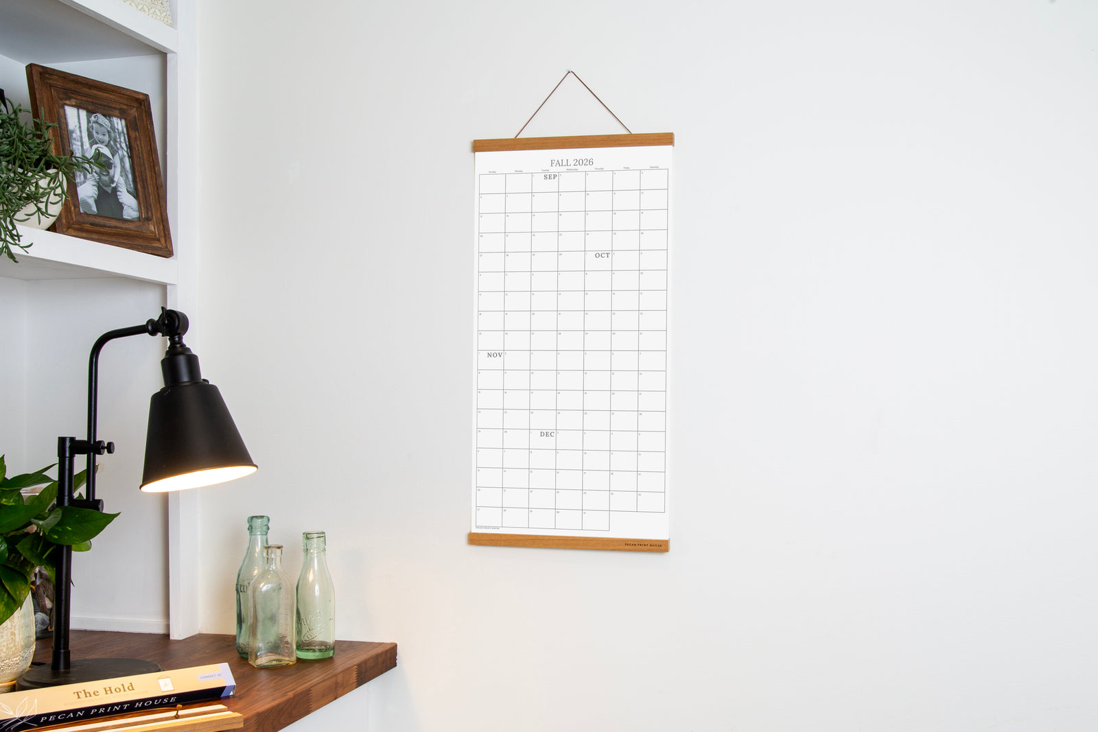 Fall Wall Calendar, September Through December