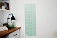 2030 Continuous Wall Calendar — Sage