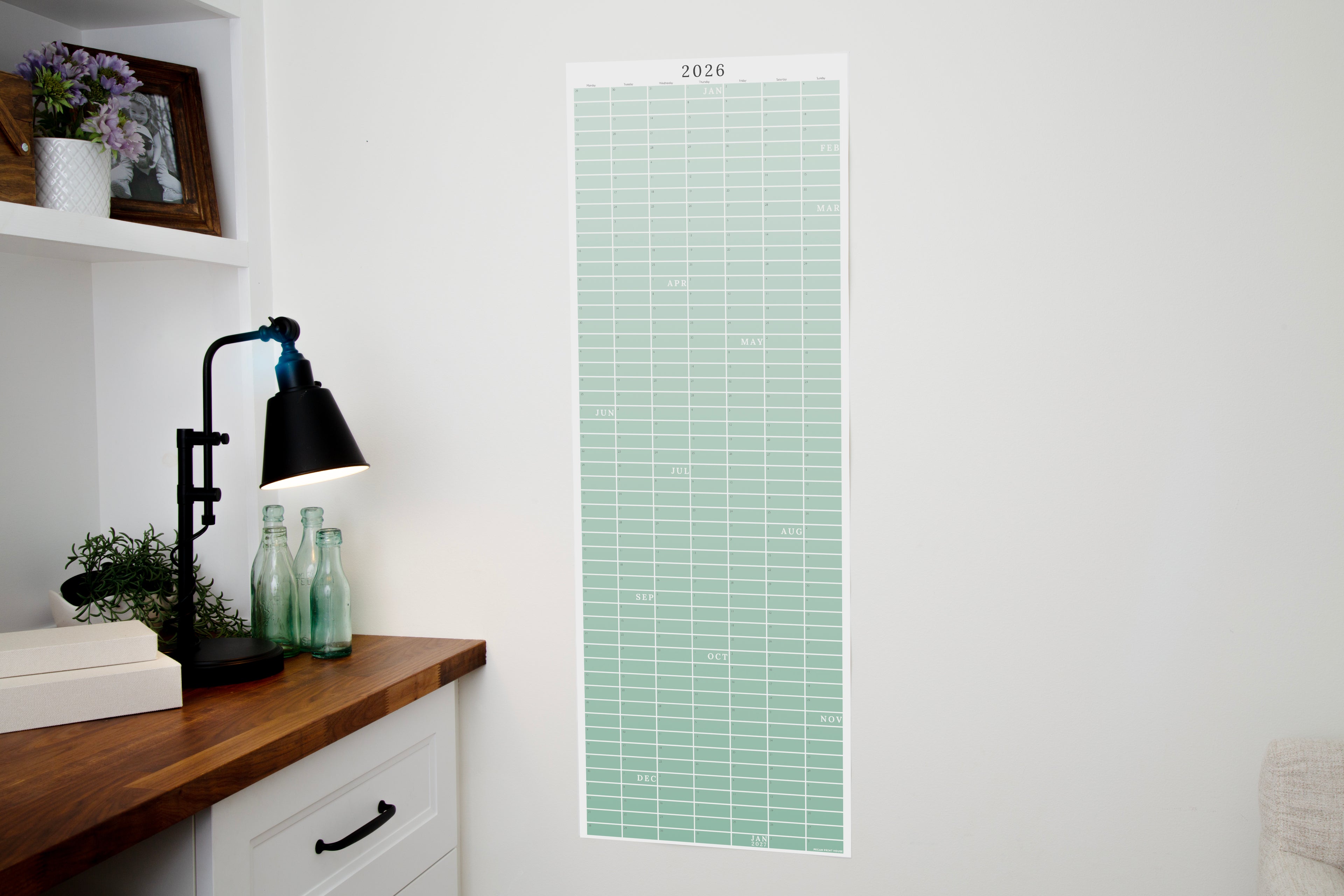Classic Continuous Wall Calendar 16" × 45"