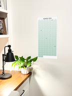 Summer Planner Wall Calendar | May–August Family Planning Calendar