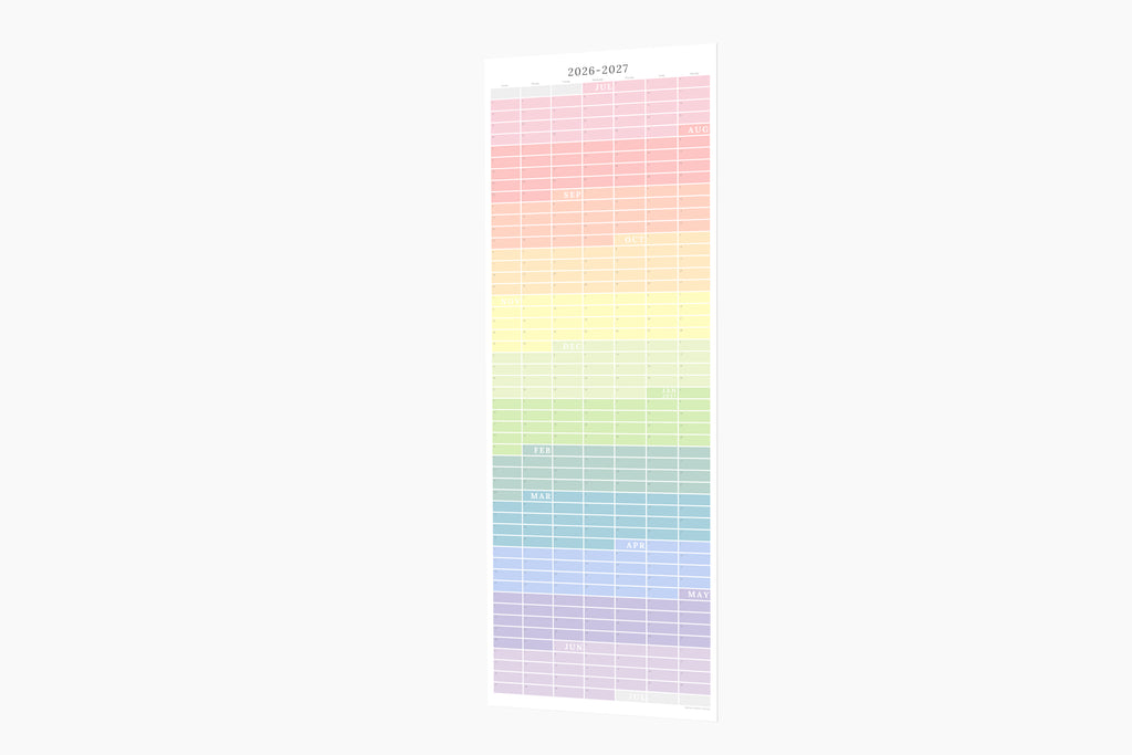 Gradient color swatch with pastel shades on a white background