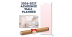 College Acceptance & Graduation Gift – Academic Continuous Wall Calendar | July–June Yearly Planner for Incoming College Students